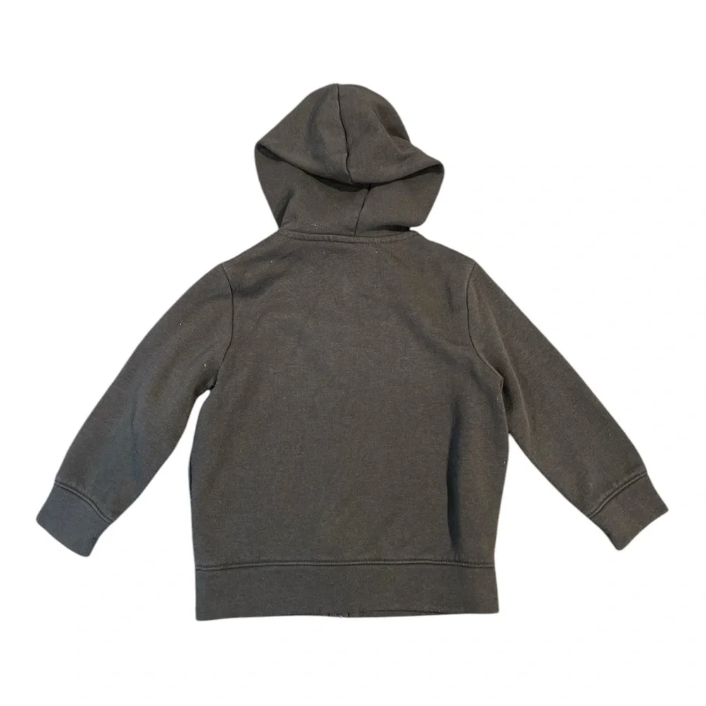 Old Navy Unisex Toddler Zip-Front Gray Hoodie & Short Set, Size 18-24 months‎